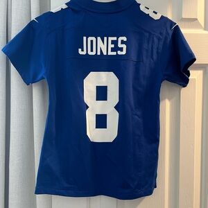 NFL NY Jones Kids Blue and White Jersey